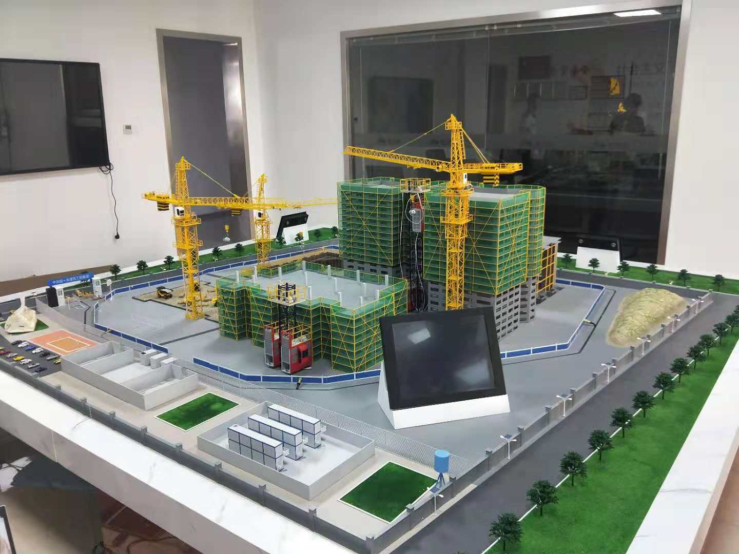随州建筑施工场景模型